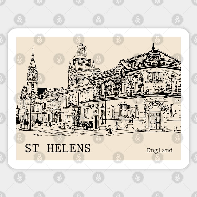 St Helens England Sticker by Lakeric